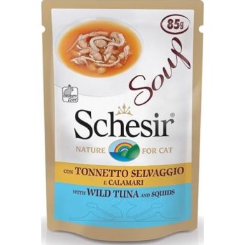 Schesir - Wild Tuna & Squids Soup for Cat (85g)