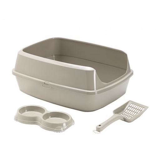 MODERNA KITTYCAT STARTER KIT GREY (AA77) LITTER TRAY