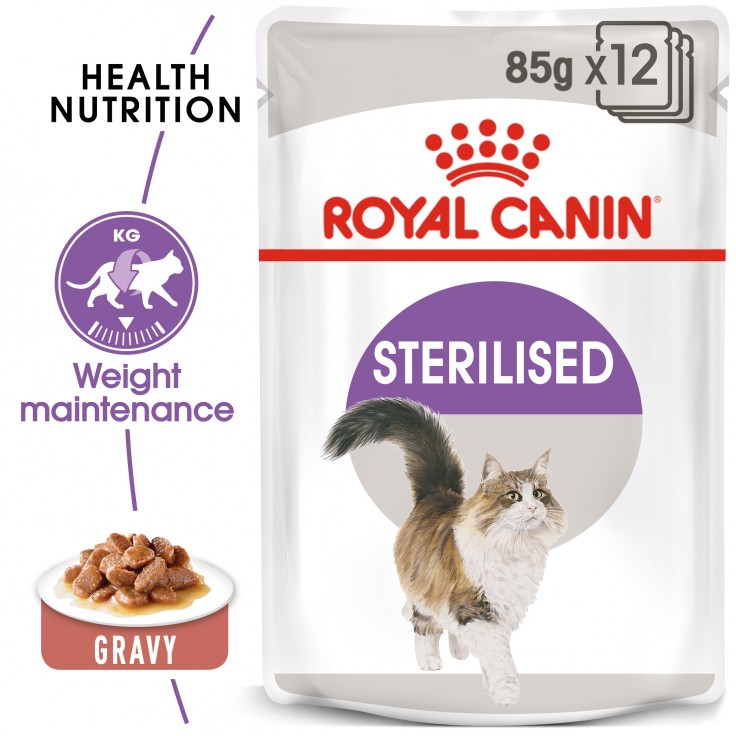 Royal Canin Wet Food Sterilised (pouches) 12X85G