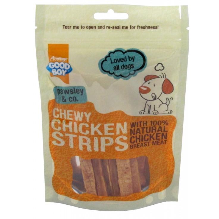 ARMITAGE CHEWY CHICKEN STRIPS - 100G
