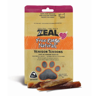 Zeal Venison Tendons (100g) Dog Treat