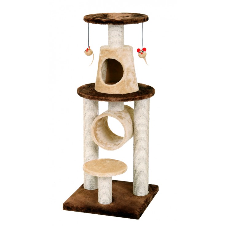 FAUNA BONALTI CAT PLAY TOWER - BROWN-BEIGE