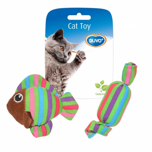 DUVO CAT TOY ASSORTMENT FISH AND CANDY(1717022)