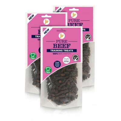 JR PURE BEEF TRAINING DOG TREATS 85G