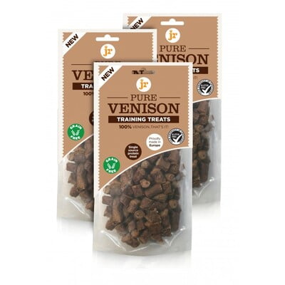 JR PURE VENISON TRAINING DOG TREATS 85G