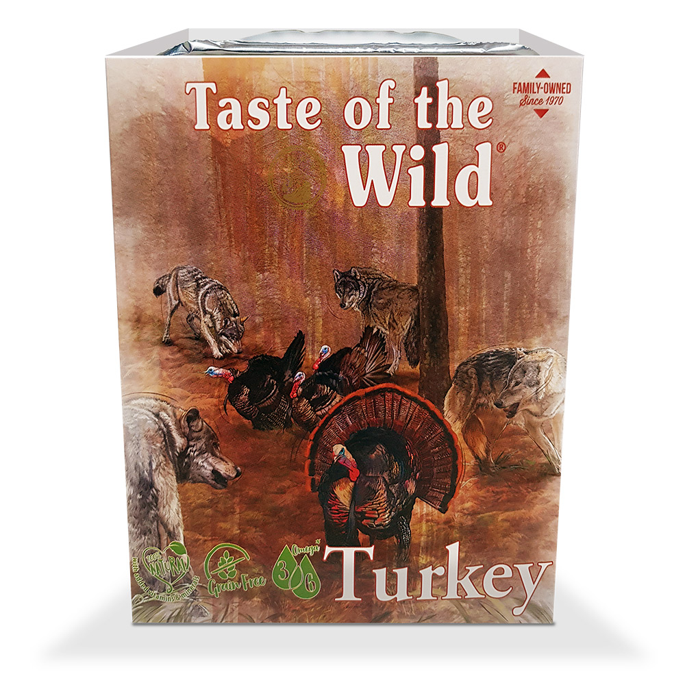 Taste Of The Wild Wet Food TURKEY Fruit & Veg Tray Taste Of The Wild Wet Food TURKEY Fruit & Veg Tray