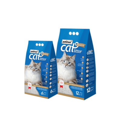 PATIMAX BENTONITE+ZEOLITE CAT LITTER 12L (LAVANDER)