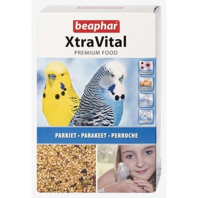 BEAPHAR XTRAVITAL PARAKEET FEED 500G