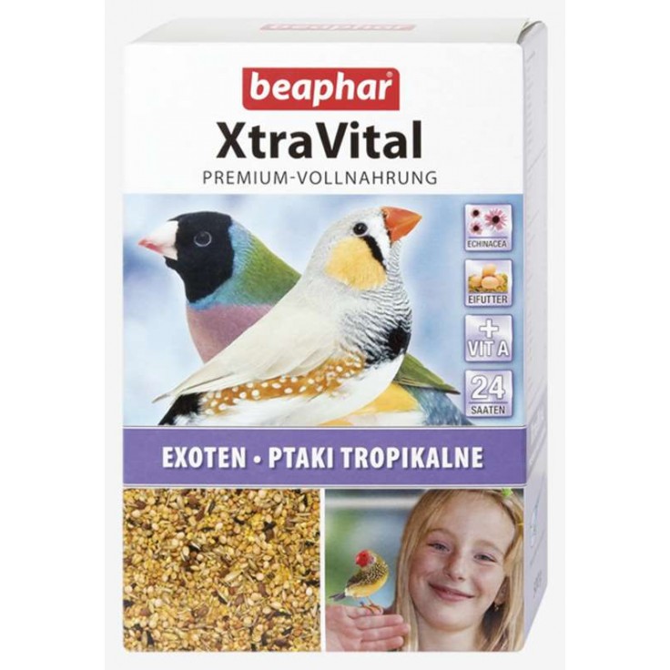 XTRAVITAL TROPICAL BIRD FEED 500G (NEW FORMULA)