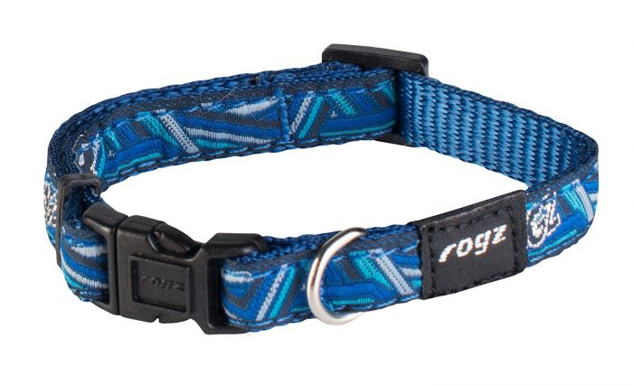 Rogz Navy Zen Collar Medium